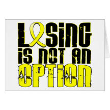 Losing Is Not An Option Sarcoma Card