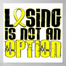Losing Is Not An Option Sarcoma Print