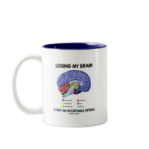 Losing My Brain Is Not An Acceptable Option Coffee Mug