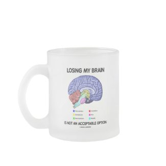 Losing My Brain Is Not An Acceptable Option mug