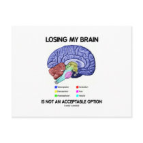 Losing My Brain Is Not An Acceptable Option Post Cards