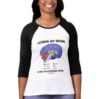Losing My Brain Is Not An Acceptable Option shirt