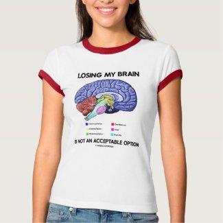 Losing My Brain Is Not An Acceptable Option shirt