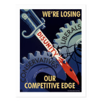 Losing Our Competitive Edge Postcard postcards