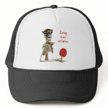 Losing Ping Pong Pirate Trucker Hat