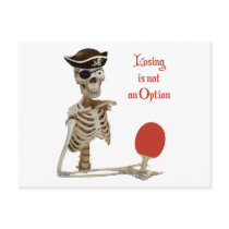 Losing Ping Pong Pirate Postcards
