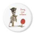 Losing Ping Pong Pirate Refrigerator Magnets