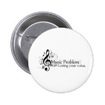 Losing your voice. button