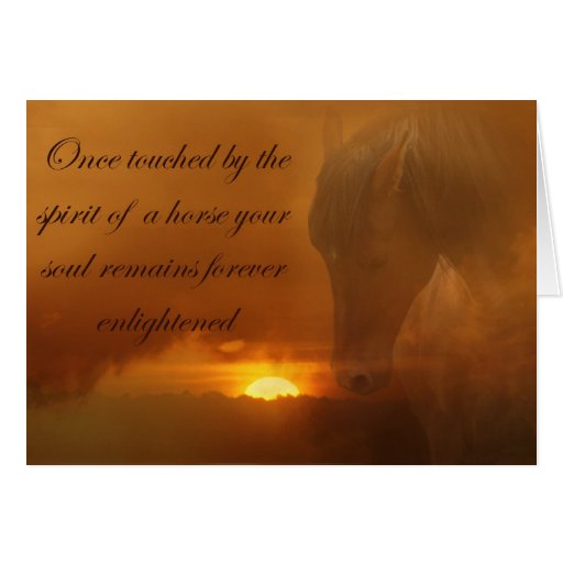 Loss of horse sympathy card | Zazzle