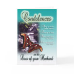 Loss of Husband - Condolences on your loss cards