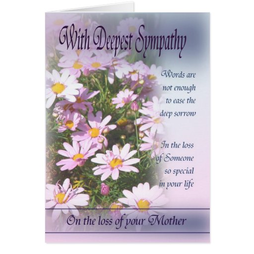 loss-of-mother-with-deepest-sympathy-card-zazzle