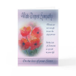 Loss of Sister - With Deepest Sympathy cards