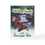 Loss of Uncle - With Deepest Sympathy Card