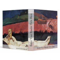 Loss Of Virginity By Paul Gauguin (Best Quality) 3 Ring Binder
