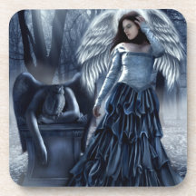 Lost Angel Cork Coaster