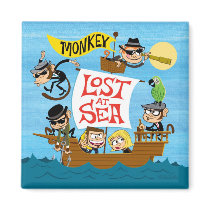 LOST AT SEA MAGNET by monkeyska LOST AT SEA MAGNET