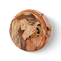 Lost at Sea Mermaid Button