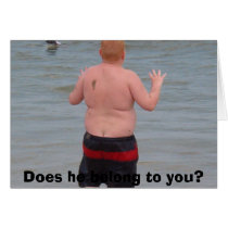 Lost boy, Does he belong to you? cards