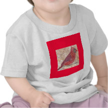 Lost Cave Red Cardinal T-shirts