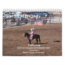 Lost Dutchman Rodeo 09' Wall Calendars
