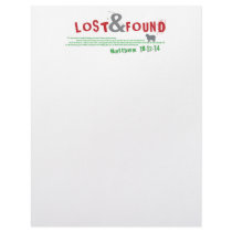Lost & Found letterhead paper by UpstreamDesigns Lost & Found letterhead paper