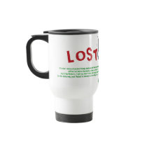 Lost & Found travel mug by UpstreamDesigns Lost & Found travel mug