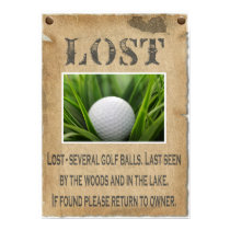 LOST - Golf Ball posters