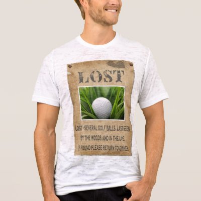 LOST - Golf Ball Shirts by ThreadHeadLTD