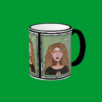 Lost in Prayer - praying mug of faith mugs