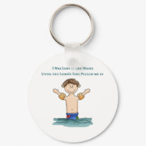 Lost in the Waves Until the Lord's Tide Pulled Me keychains