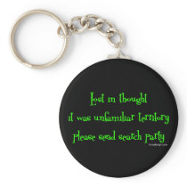 Lost in thought Humor Keychains