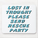 lost in thought mousepads