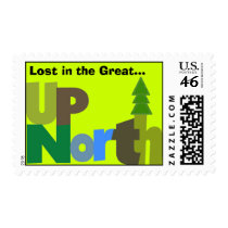 Lost In-Up North Postage Stamp