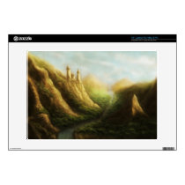 lost kingdom fantasy laptop skin
