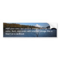 Lost Lake, Mt Hood Blank Bumper Sticker bumper stickers