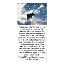 Lost Moose Custom Photo Card