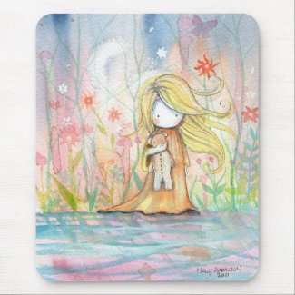 Lost My Way Little Girl by Stream Mousepad mousepad
