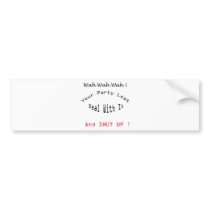 lost party bumper sticker