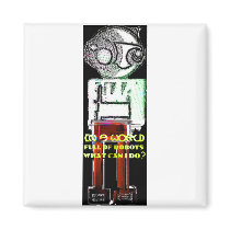 Lost RoBoT magnets by 3DMOONMAN Lost RoBoT magnets