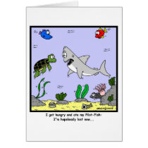 Lost: Shark Cartoon Cards
