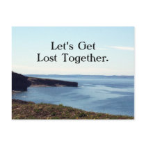 Lost Together Postcard by CreatureCreations Lost Together Postcard