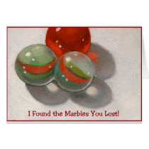 LOST YOUR MARBLES cards