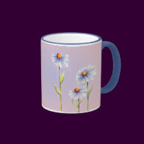 LOT of DAISIES by SHARON SHARPE mugs