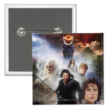 LOTR Character Collage Buttons