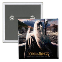LOTR: TT Saruman Movie Poster Buttons