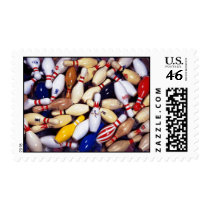 Lots of Bowling Pins postage