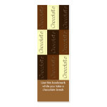 Lots of Chocolate Bookmark Business Cards