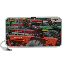 Lots of Colorful Tractors MP3 Speakers