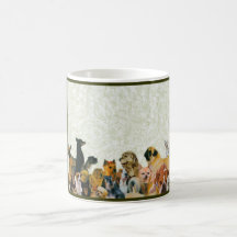 Lots of Dogs Collage by Kewzoo Mug