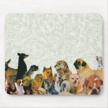 Lots of Dogs Collage Mousepad